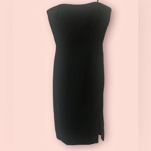 Classic Jones NewYork Black Strapless Cocktail Dress